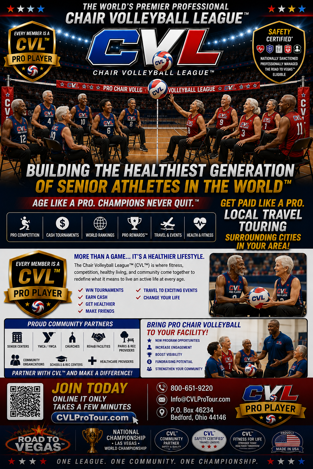 CVL Pro Player Flyer – Front